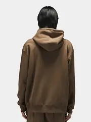 Толстовка Alpha Industries Essential Hoodie Espresso (Темно-коричневая)