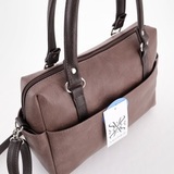 Сумка Саломея 208 македония какао + шоколад