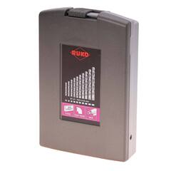 Набор сверл по металлу 1-10мм 19шт DIN338 HSS-G 118° (пл. кейс) Ruko 214214RO