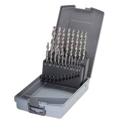 Набор сверл по металлу 1-10мм 19шт DIN338 HSS-G 130° TL3000 (пл. кейс) Ruko 258214RO