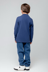 джемпер  для мальчика  К 302109/синий космос