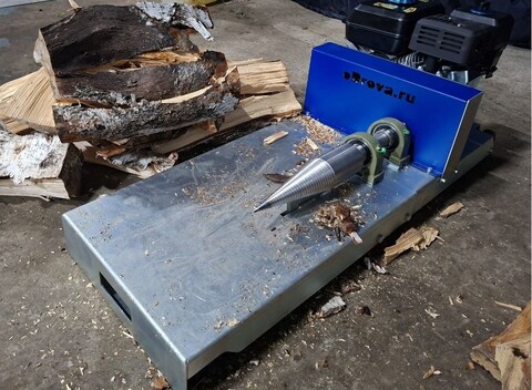 Дровокол винтовой на бензиновом моторе 