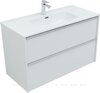 Aquanet 339163 Тумба с раковиной Вита 100 цв. белый матовый (339163)