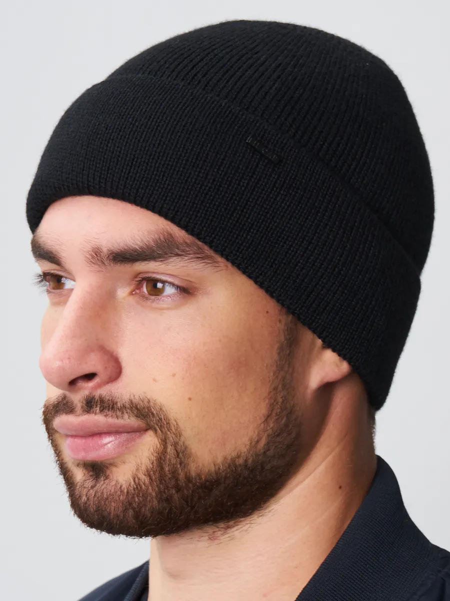 Шапка бини зимняя весенняя с флисом