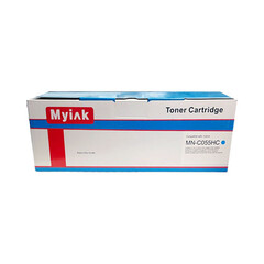 Картридж MyInk Cartridge 055H голубой для CANON LBP-663, 664, MF746, 742, 744 (5,9K, псевдоЧип)