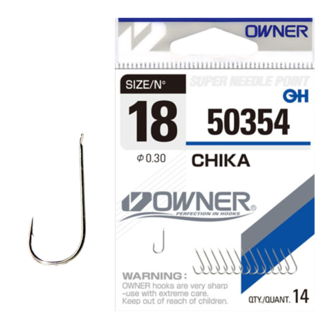50354 № 10 Крючки OWNER Chika-White / продажа от 5 уп.