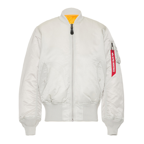Бомбер Alpha Industries MA-1 Light Grey (Светло-серый)