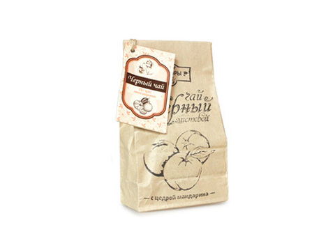 Чай черный листовой с цедрой мандарина, 70г