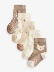Носки для малышей Next K85-847, 5 шт., Бежевый