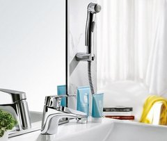 СМЕСИТЕЛЬ BRAVAT НА РАКОВИНУ С ГИГИЕНИЧЕСКИМ ДУШЕМ DROP F14898C-2