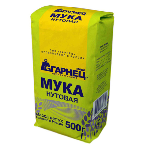 Garnec Мука нутовая без глютена 400 гр