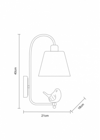 Настенный светильник Arte Lamp PASSERO A4289AP-1WH
