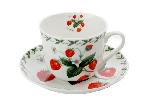 Чашка с блюдцем Земляника в подарочной упаковке Maxwell & Williams