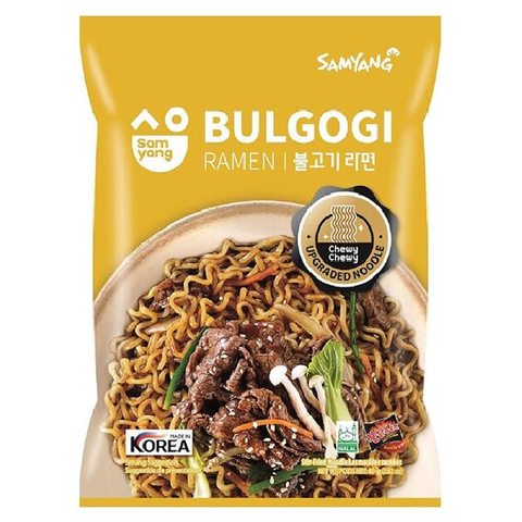 Лапша с говядиной Бульгоги Samyang Ramen, 80 гр