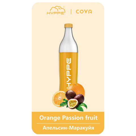 Одноразовый Hyppe Cova 1800 - Апельсин Маракуйя до 1800 затяжек