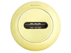 Накладка FUARO SC RM SG/GP-4 под сувальдный ключ, автом. шторка, матовое золото (1шт)