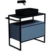 Allen Brau 1.31002.BGM 1.31002.BGM PRIORITY Тумба 80, blue grey matt (274301)