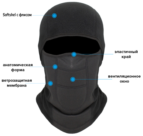 Картинка балаклава Skully Wear   - 4