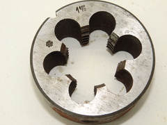 Плашка дюймовая 1 1/2"  d=75мм