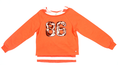 Комплект лонгслив с пайетками и топ Eat Ants by Sanetta