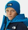 Картинка шапка The North Face Youth Logo Box Cuff Beanie Blue - 2