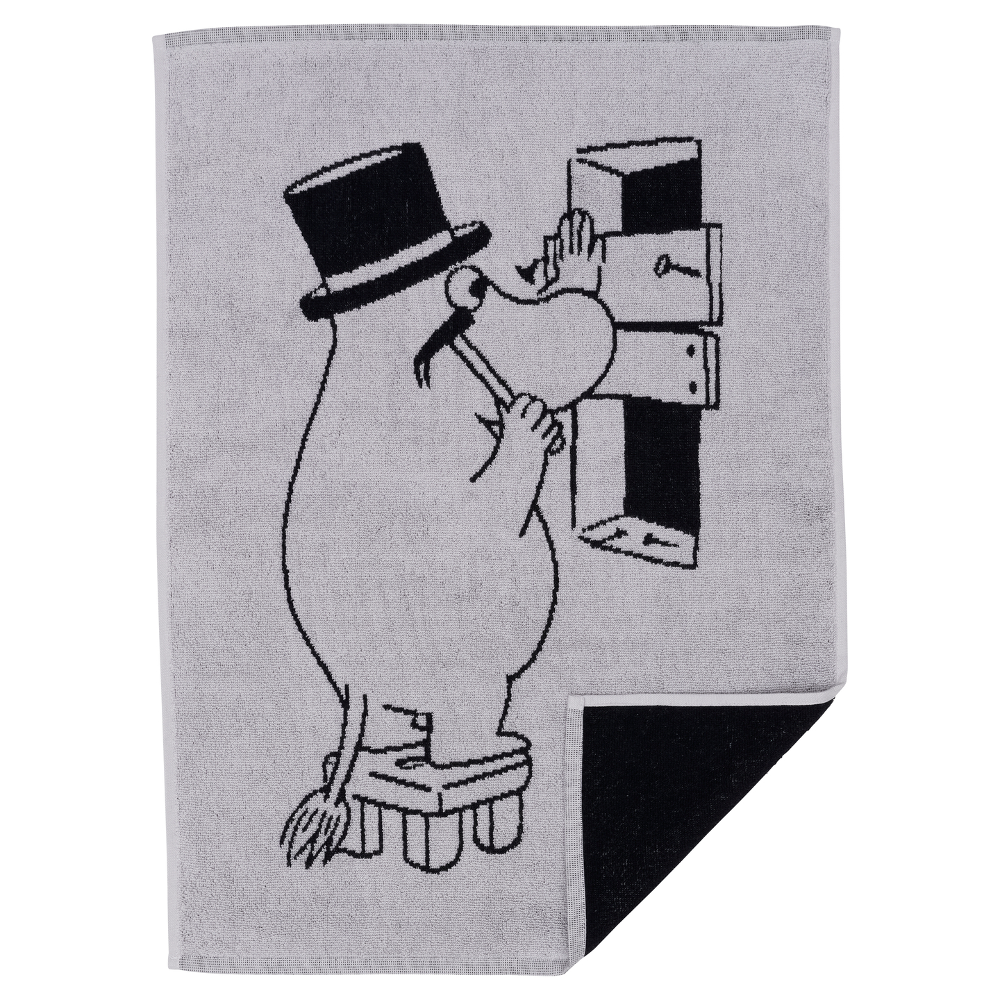 Полотенце для рук Moomin Муми папа grey 50х70 см