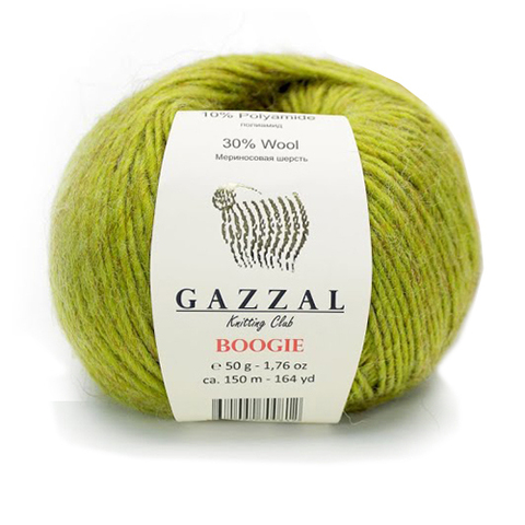 GAZZAL Boogie (30% Шерсть, 10% Полиамид, 60% Акрил, 50гр/150м)