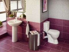 УМЫВАЛЬНИК С ПЬЕДЕСТАЛОМ ROSA ЛИРА 55