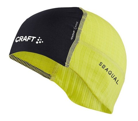 Шапка-подшлемник Craft Active Extreme X Wind Hat неоновый желтый/черный