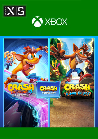 Crash Bandicoot QUADRILOGY Bundle  (Xbox One/Series S/X, полностью на английском языке) [Цифровой код доступа]