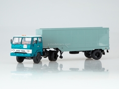 KAZ-608V with semitrailer ODAZ-794 blue-turquoise 1:43 Start Scale Models (SSM)