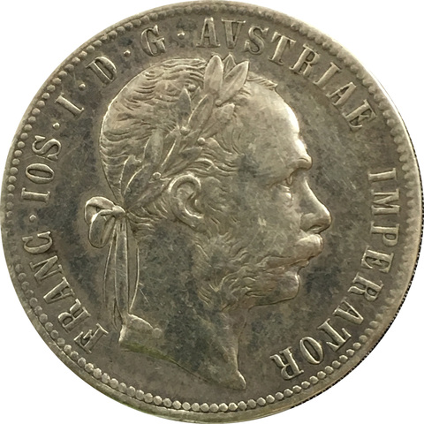1 флорин 1878 год Австро-Венгрия