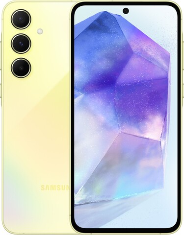 Смартфон Samsung Galaxy A55 5G 8/128 ГБ, Dual nano SIM+ eSIM, желтый  EAC (CAU)