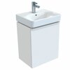 Шкафчик для раковины Geberit Smyle Square, с одной дверцей: B=53.6см, H=61.7см, T=43.3см, Белый / Высокоглянцевое покрытие