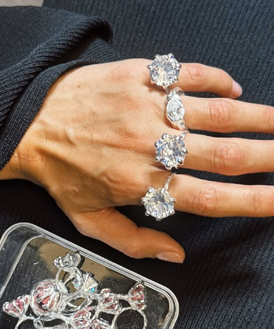 Кольцо BIG WHITE