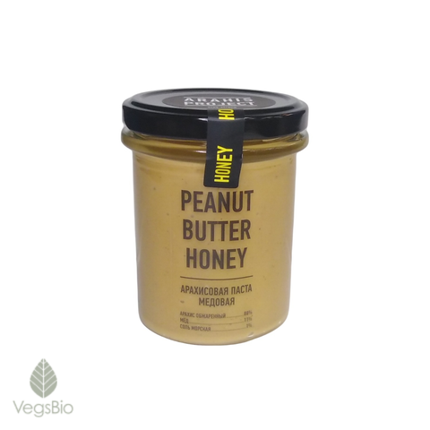 Арахисовая паста Honey, Arahis Project, 200г