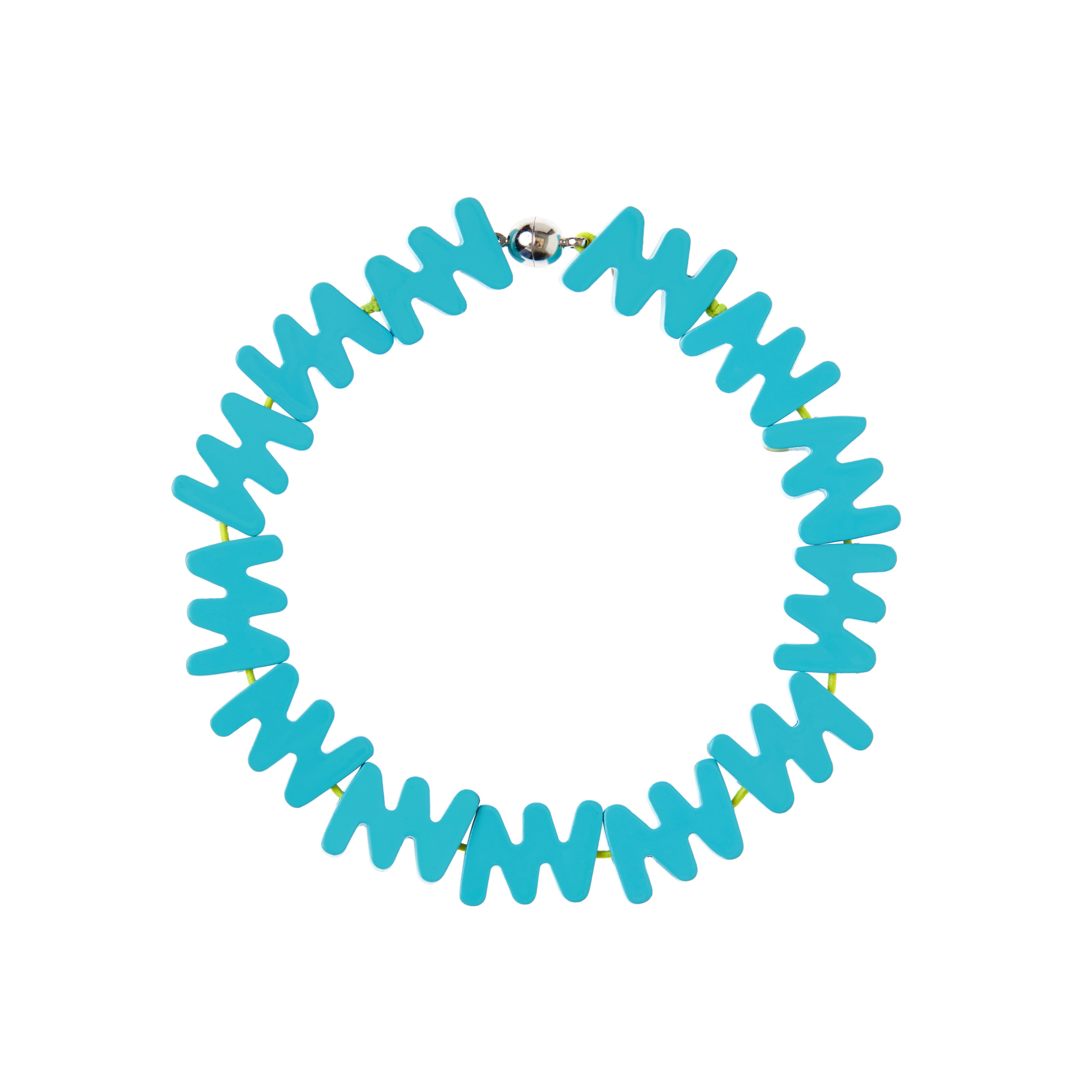 UNCOMMON MATTERS Колье Zigzag Kids Necklace – Blue цена и фото