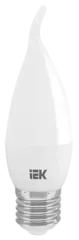 Лампа светодиодная ECO CB35 свеча на ветру 5Вт 230В 4000К Е27 IEK LLE-CB35-5-230-40-E27
