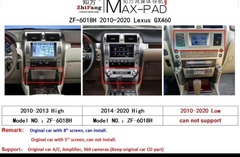 Магнитола Lexus GX460 (2010-2020) Android 11 4/64GB QLED DSP 4G модель ZF-6018F