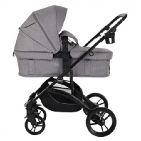 PITUSO КОЛЯСКА ТРАНСФОРМЕР MIKKI GREY/СЕРЫЙ/BLACK/PU