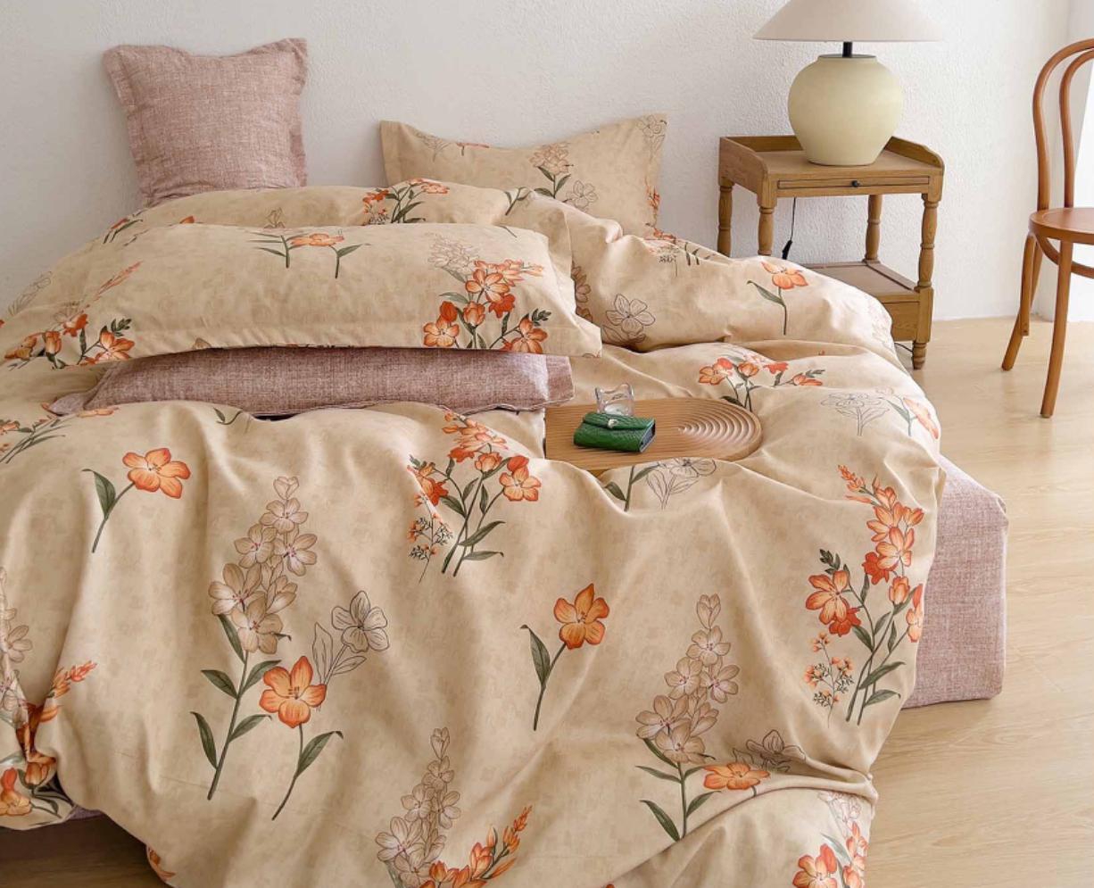 ZEPHYR HOME Двуспалка Фланель Оранжевый