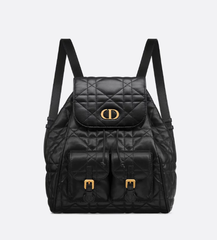 Рюкзак Dior Caro черный, модель среднего формата