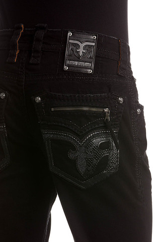 Rock Revival | Джинсы мужские ROWAN A201 ALT STRAIGHT TJ2368A201 задний карман