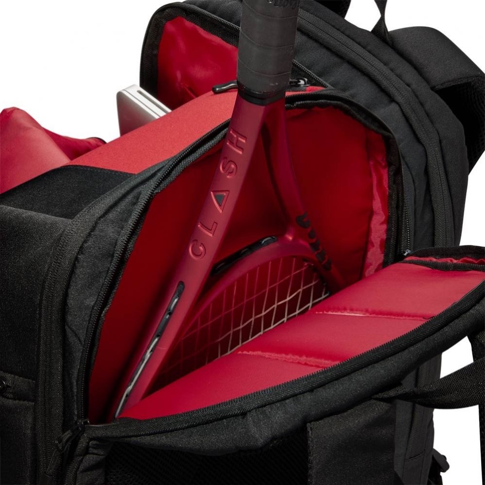 Теннисный рюкзак Wilson SUPER TOUR BACKPACK CLASH V2.0 (черный/красный)