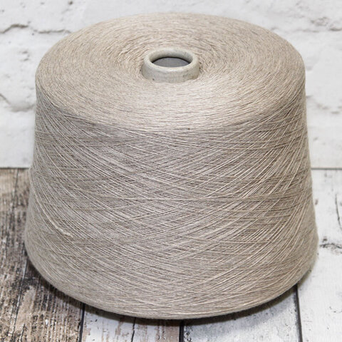 Смесовка с кашемиром (10%) NEW MILL VELOX 1/14.5 серо-бежевый