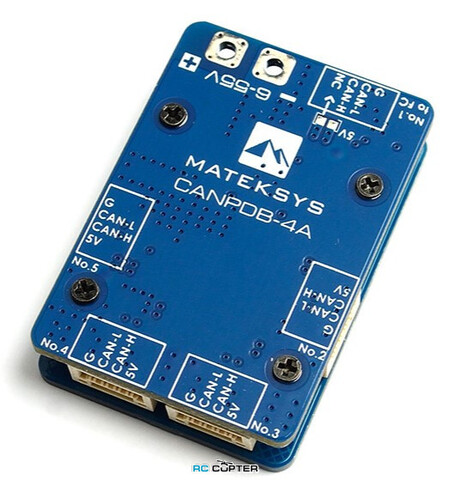 Модуль питания Matek CANPDB-4A BEC & JST-GH и сплиттер для периферийный устройств