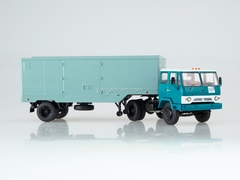 KAZ-608V with semitrailer ODAZ-794 blue-turquoise 1:43 Start Scale Models (SSM)