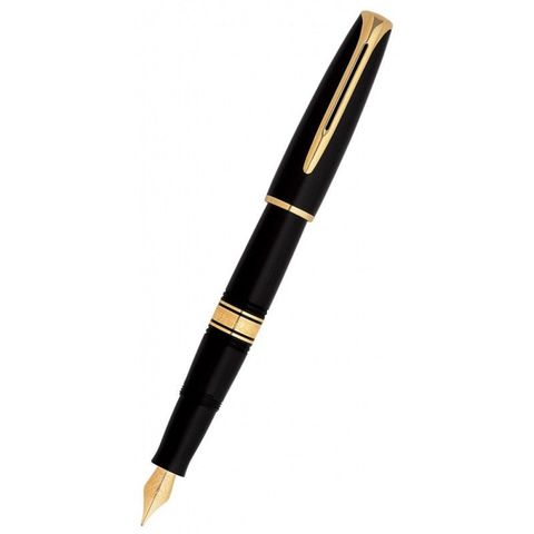 Перьевая ручка Waterman Charleston Black GT перо золото 18Ct F (S0700980)