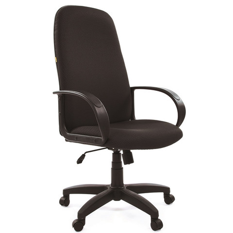 Кресло для руководителя Chairman 279 черное (ткань/пластик)