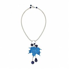 Колье лист Ester Bijoux Канадский Клён CL860-S BW